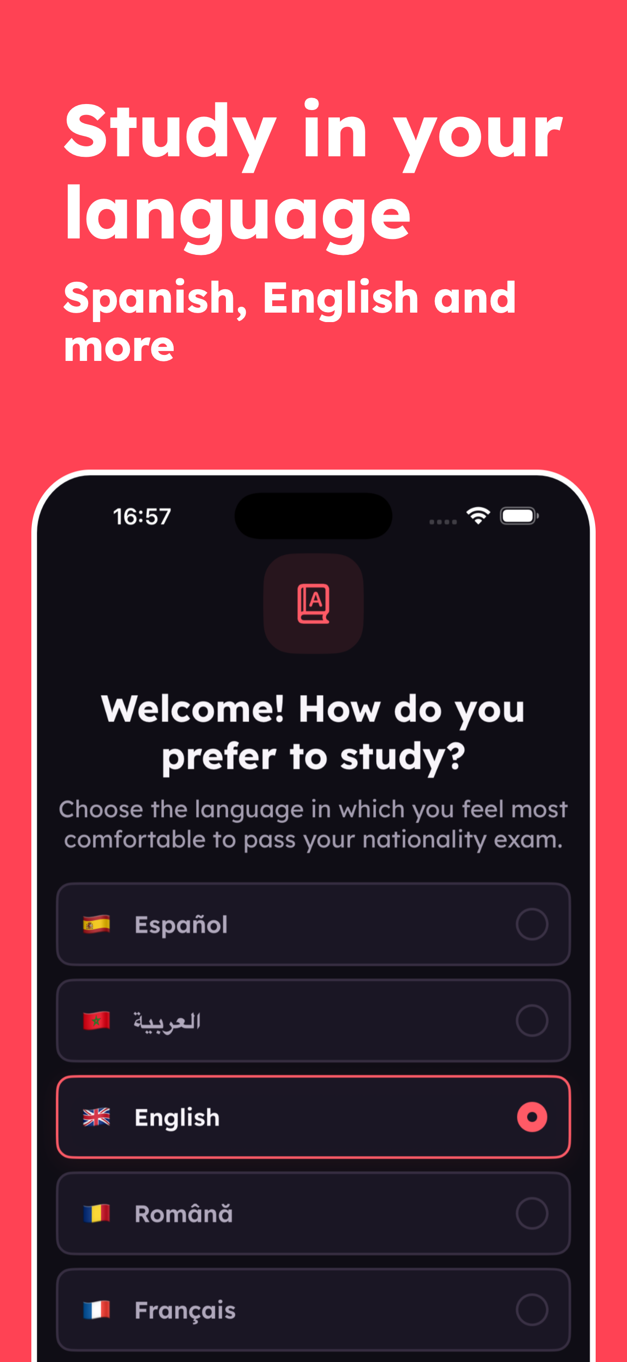 CCSE GO smart prep screen