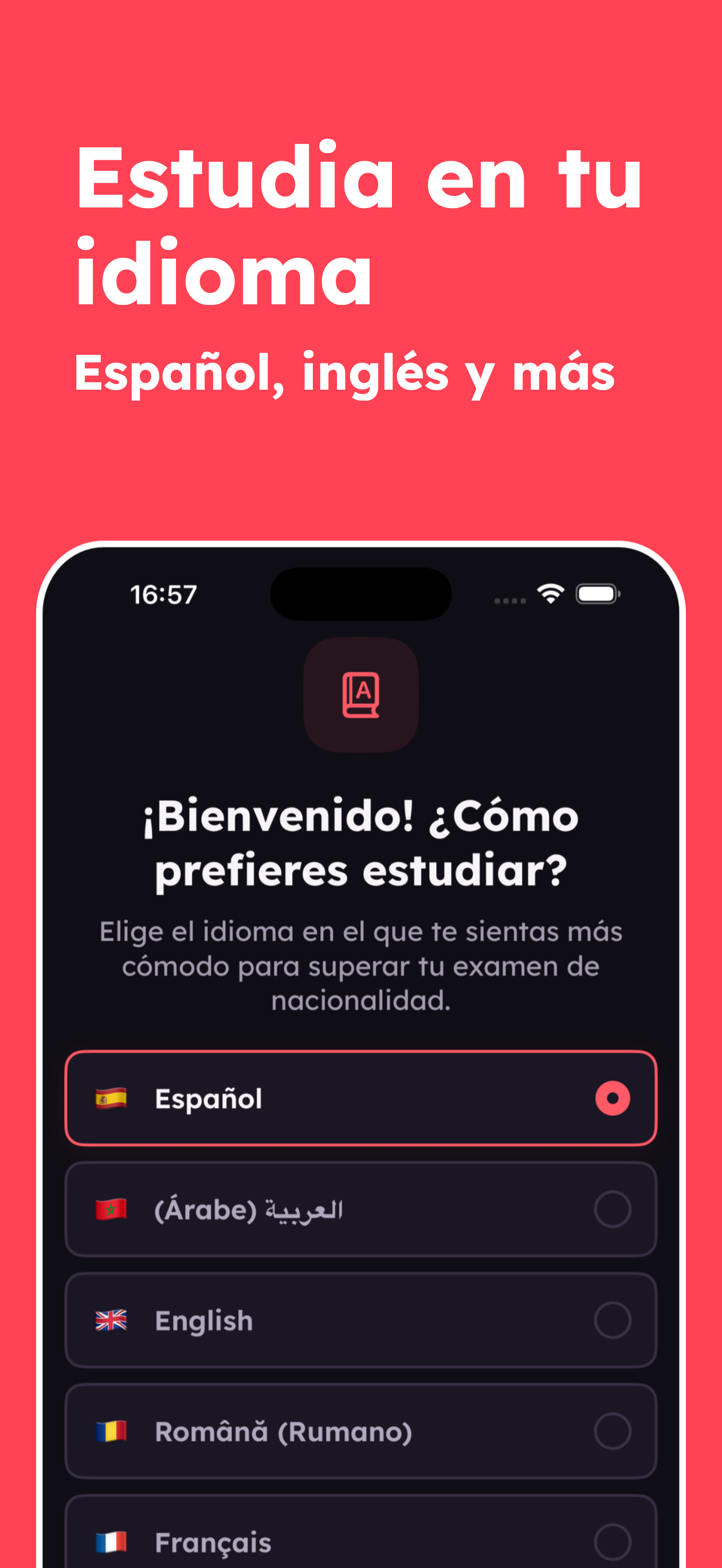 Pantalla de preparación inteligente de CCSE GO